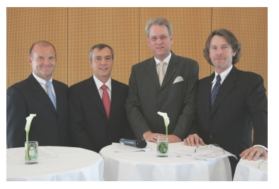 J&ouml;rg Jacob, Eugen Bucher, Ralf Steinmeister u. Randolf Nie&szlig;ner