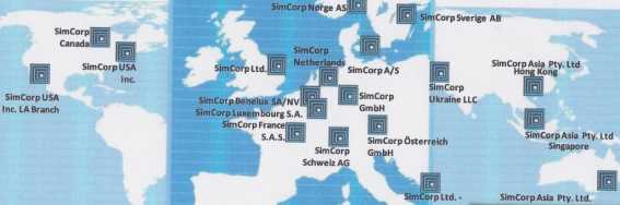 SIMCORP Gebiete 2013 