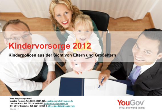 YOUGOV Kindervorsorge 2012 