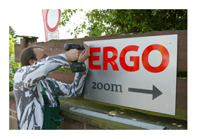 ERGO-Schild 