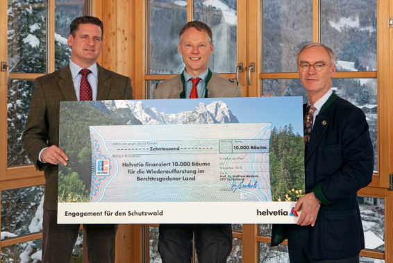 Helvetia Scheckübergabe 